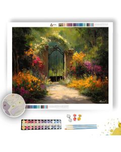 GARDEN GATEWAY - Paint by Numbers Full Kit