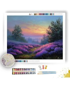 LAVENDER HILLSIDE - Paint by Numbers Full Kit