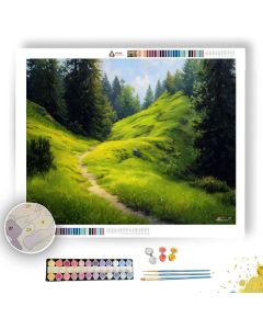 HILLSIDE TRAIL - Paint by Numbers Full Kit