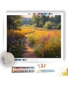 SUNLIT TRAIL - Paint by Numbers Full Kit
