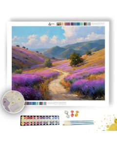 LILAC FIELD CROSSING - Paint by Numbers Full Kit