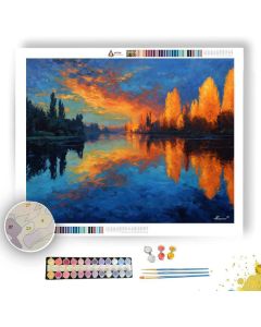 COBALT RIVERBANK - Paint by Numbers Full Kit