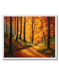 AUTUMN PATHWAY - FRAMED