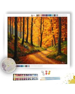 AUTUMN PATHWAY - Paint by Numbers Full Kit