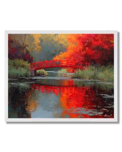 CRIMSON BRIDGE - FRAMED