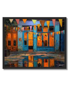 STREET OF JOY - FRAMED