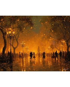 EVENING AT THE SQUARE