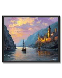 RIVER RHINE MAGIC - FRAMED