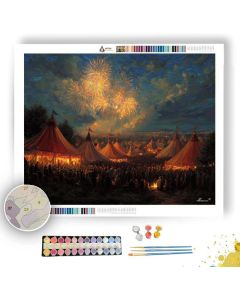 OKTOBERFEST LIGHTS - Paint by Numbers Full Kit