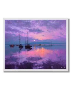 LAKE KONSTANZ TWILIGHT - FRAMED