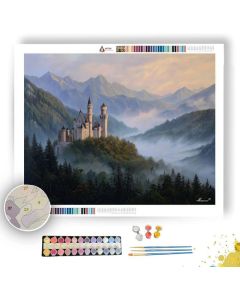 NEUSCHWANSTEIN GLOW - Paint by Numbers Full Kit