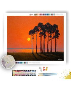 CYPRESS SILHOUETTE - Paint by Numbers Full Kit