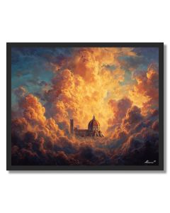CATHEDRAL IN GOLD - FRAMED