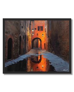STREETS OF SIENA - FRAMED