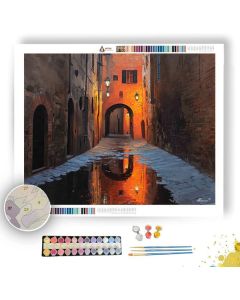 STREETS OF SIENA - Paint by Numbers Full Kit