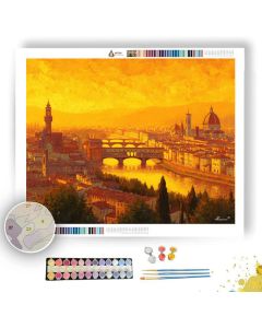 FLORENCE SKYLINE GLOW - Paint by Numbers Full Kit