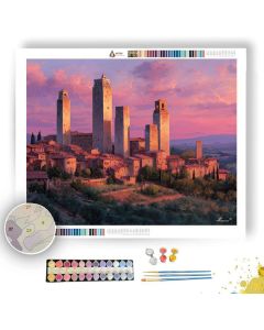 SAN GIMIGNANO LIGHT - Paint by Numbers Full Kit
