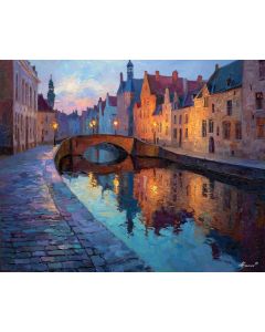 BRUGES CANAL REFLECTIONS