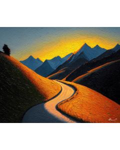 ALPINE ROAD SUNSET