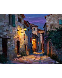 FRENCH VILLAGE TWILIGHT