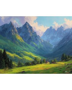 SLOVENIAN MOUNTAIN VIEW