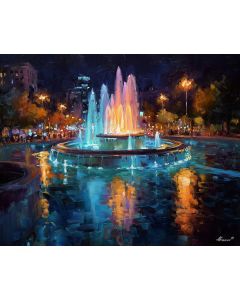 BARCELONA NIGHT FOUNTAIN