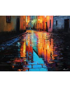 PRAGUE STREET REFLECTION
