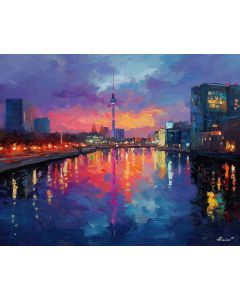 BERLIN GLOWING SKYLINE