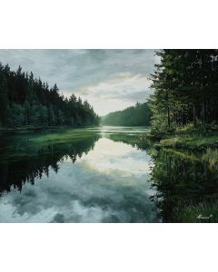 SWEDISH LAKESIDE LIGHT