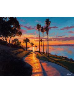 PALM ROAD SUNSET