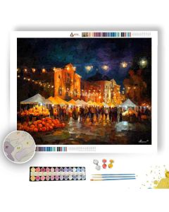 HARVEST FESTIVAL NIGHT - Paint by Numbers Full Kit
