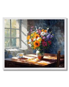 SUNLIT KITCHEN TABLE - FRAMED