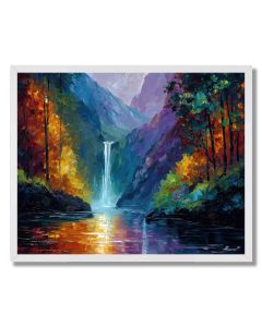 MYSTIC WATERFALL - FRAMED