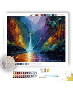 MYSTIC WATERFALL - Paint by Numbers Full Kit