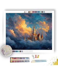 SKY CASTLE RAYS - Paint by Numbers Full Kit
