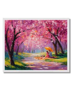 CHERRY BLOSSOM PARK - FRAMED