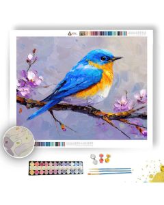 BLUEBIRD SONG TREE - Paint by Numbers Full Kit