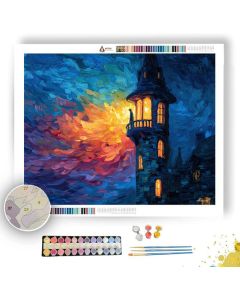 WIZARDS TOWER - Paint by Numbers Full Kit