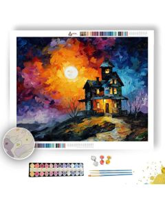 HAUNTED MOONLIGHT - Paint by Numbers Full Kit