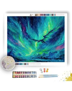 AURORA SKY DRAGON - Paint by Numbers Full Kit
