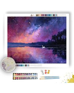 DREAMING SWAN LAKE - Paint by Numbers Full Kit