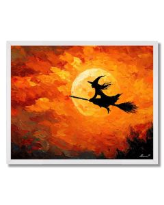 WITCHS FLIGHT - FRAMED