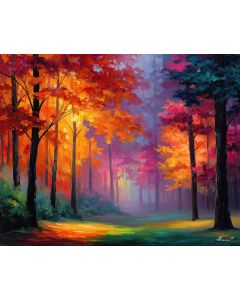 CRISP FOREST MORNING