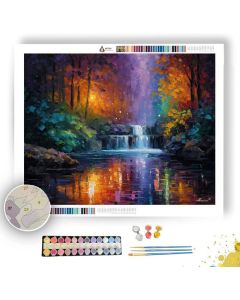 WHISPERING WATERFALL - Paint by Numbers Full Kit