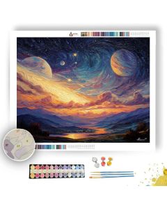 CELESTIAL DREAMSCAPE - Paint by Numbers Full Kit