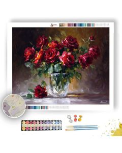VELVET ROSES - Paint by Numbers Full Kit