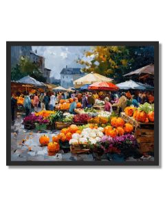 PUMPKIN MARKET DAY - FRAMED