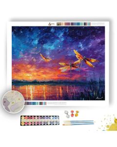 DRAGONFIREFLY SKY - Paint by Numbers Full Kit