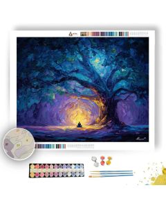 DREAMING DRUID GROVE - Paint by Numbers Full Kit