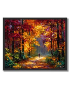AUTUMN FOREST PATH - FRAMED